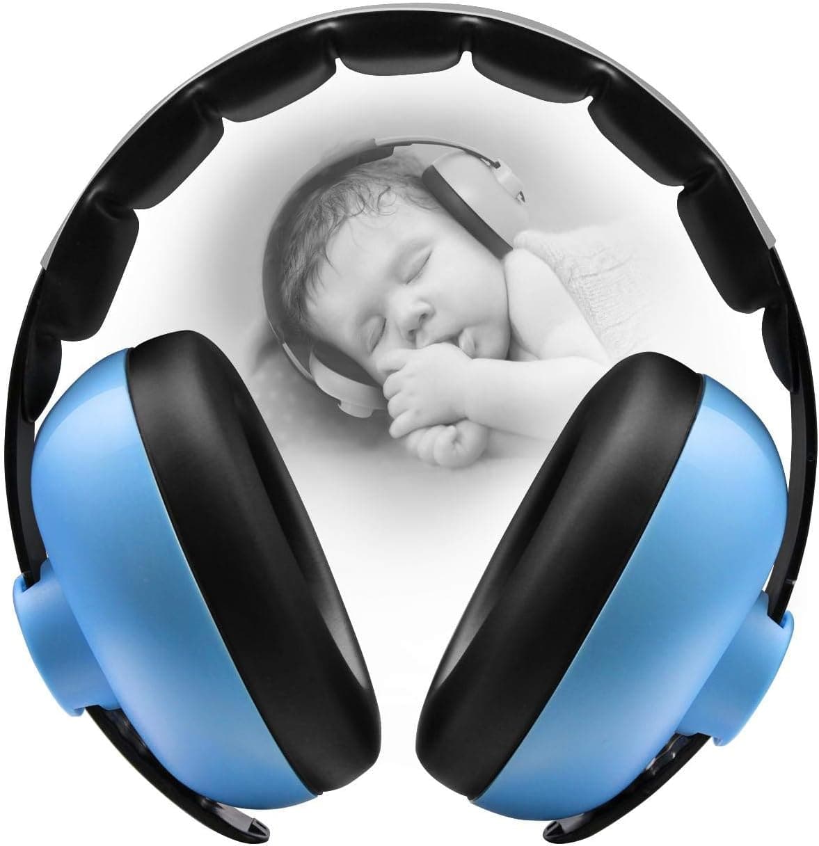 BBTKCARE Baby Ear Protection Noise Cancelling HeadPhones for Babies for 3 Months to 3 Years (Blue)