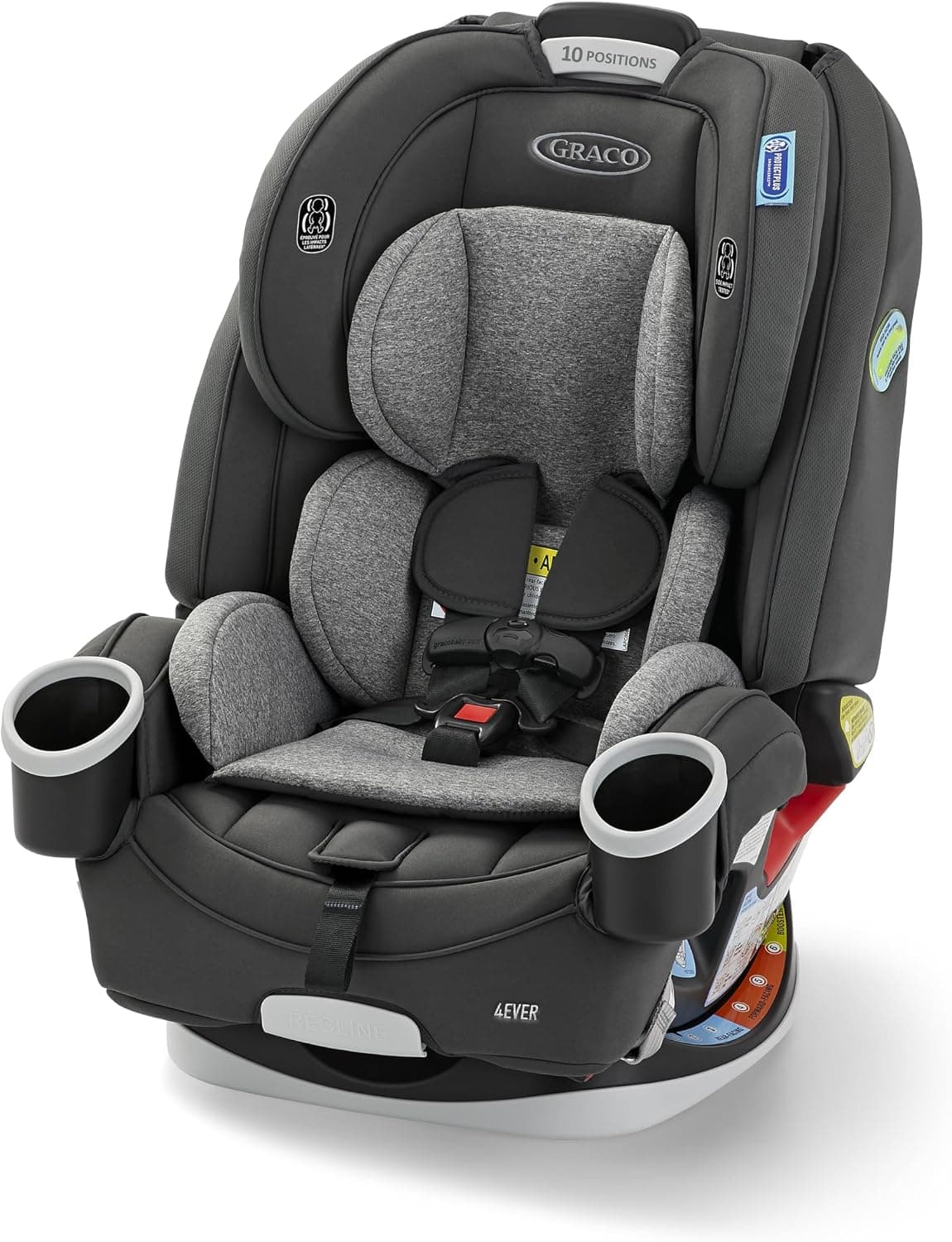 Graco 4Ever All-in-One Convertible Car Seat, 4-in-1 Baby to Big Kid Car Seat from 1.8-54 kg (4-120 lb), ProtectPlus Engineered, Lofton